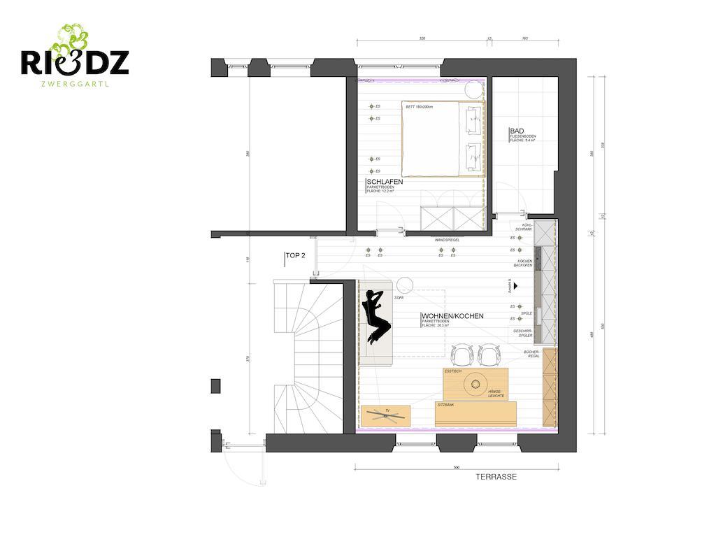 Riedz Apartments Innsbruck- Zentrales Apartmenthaus Mit Gruener Oase Oda fotoğraf